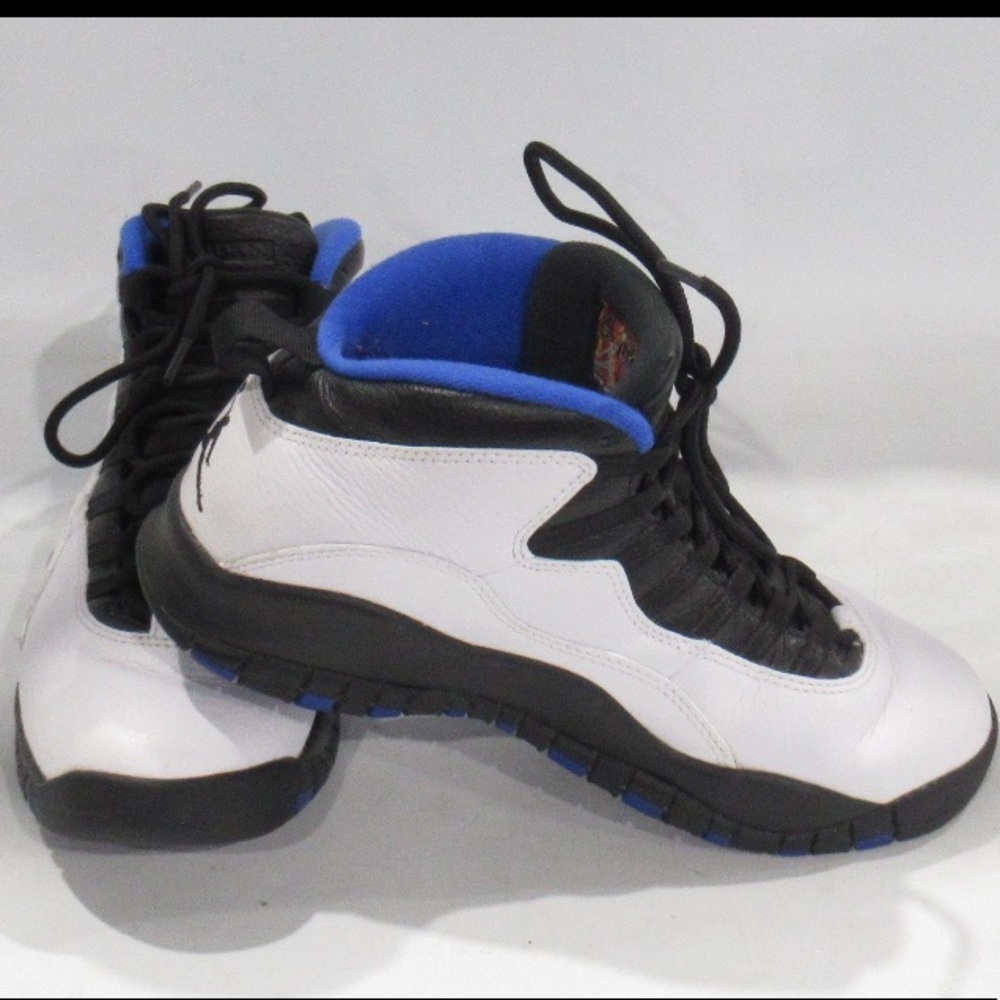 COPY - Air Jordan Retro 10 Orlando White, Blue & Black